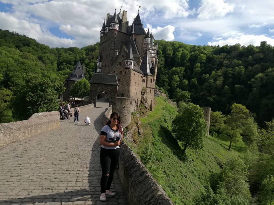 Marcia recorriendo los castillos de Alemania