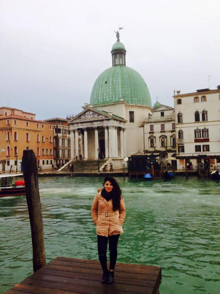 Nathaly, paseando por Venecia, Italia